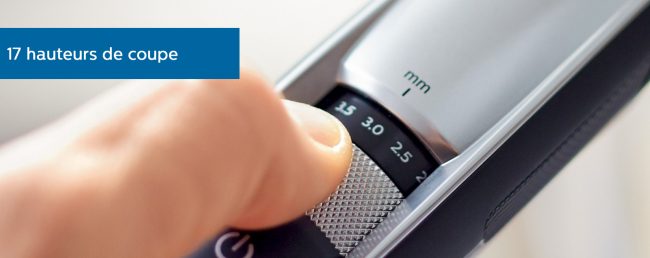PHILIPS 5000 BT5206/16 hauteur de coupe